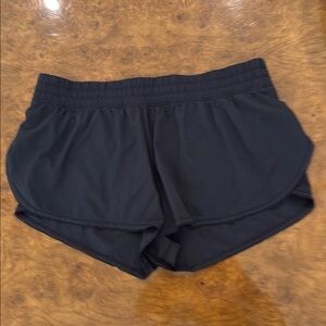 Lululemon Athletica Black Athletic Shorts Dolphin Hem
